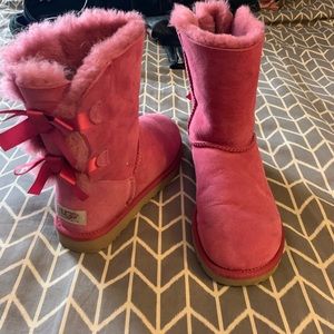 Pink Bow tie Uggs